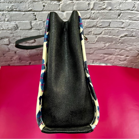 Anne Klein Handbag Colorful with Silver Chain Hardware - Picture 7 of 12